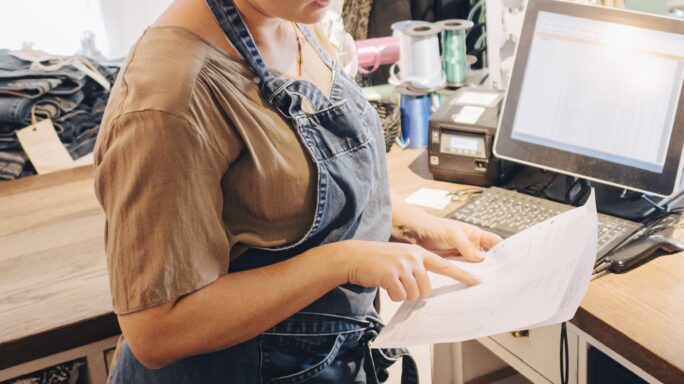 woman at work